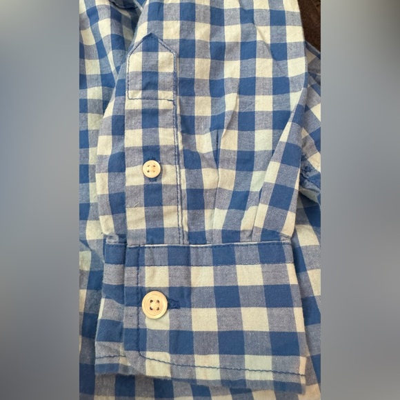 Gap Kids plaid long sleeve button up boys shirt size small, dress up or school - Picture 3 of 5